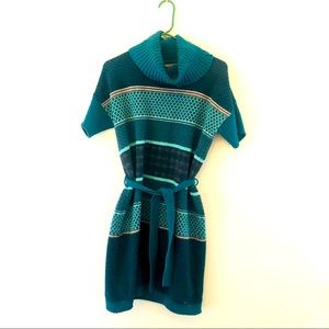 Royal Robbins teal sweater dress